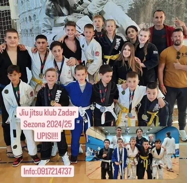 Uskoro počinje nova sezona 2024/25, postanite član jiu-jitsu kluba Zadar